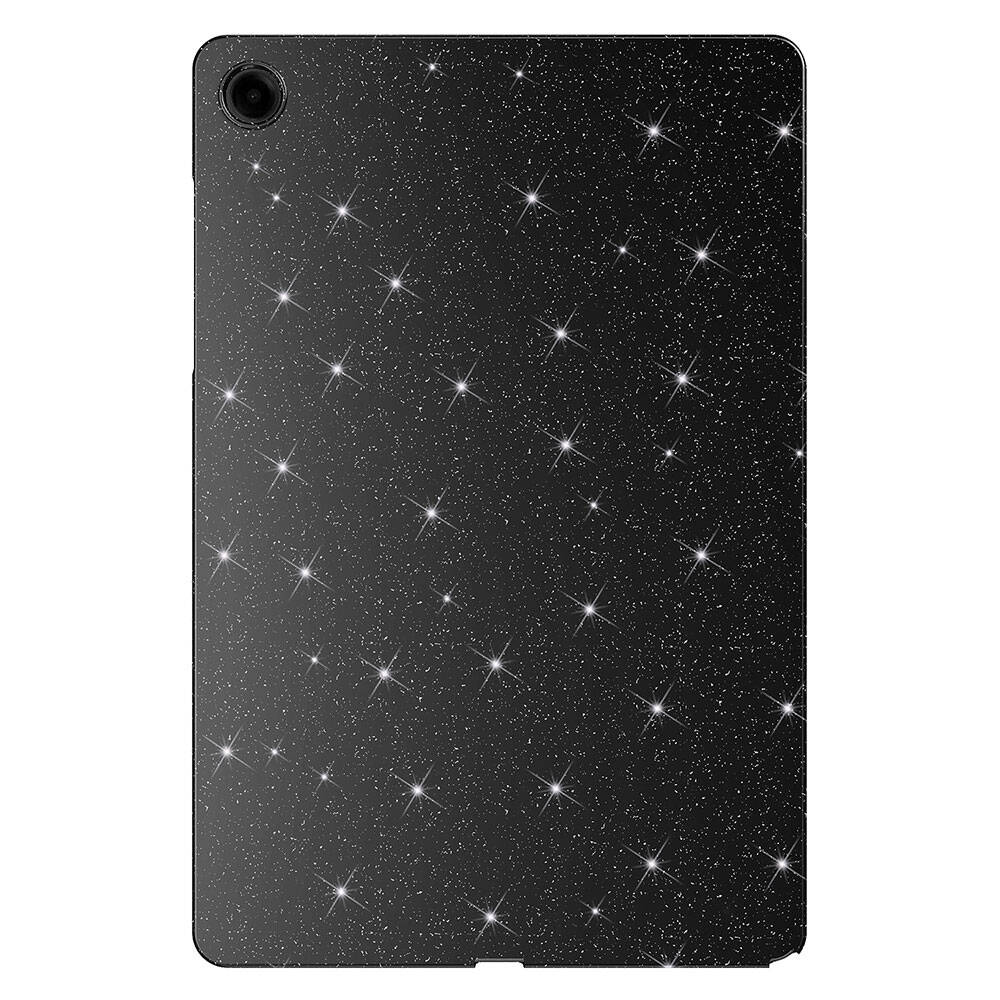 Galaxy Tab S10 Lite Glittery Shiny Zore Tablet Cotton Case Deep Purple