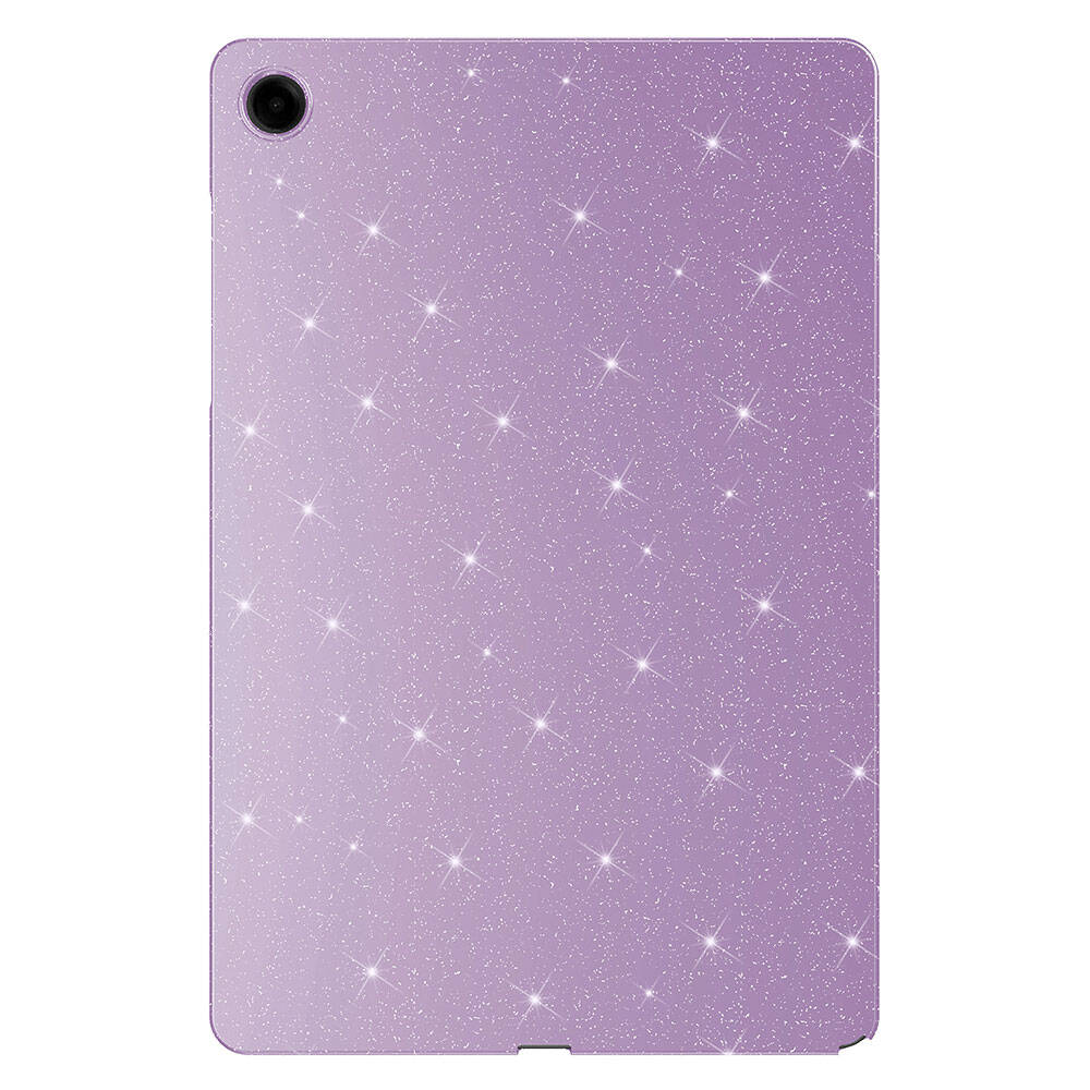 Galaxy Tab S10 Lite Glitter Shiny Look Zore Tablet Cotton Case Pink Dark