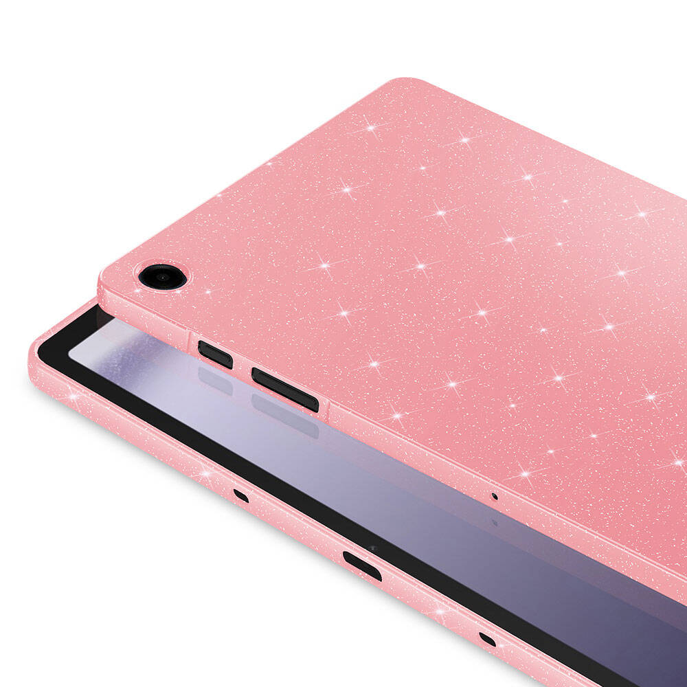 Galaxy Tab S10 Lite Glittery Shiny Zore Tablet Cotton Case Deep Purple