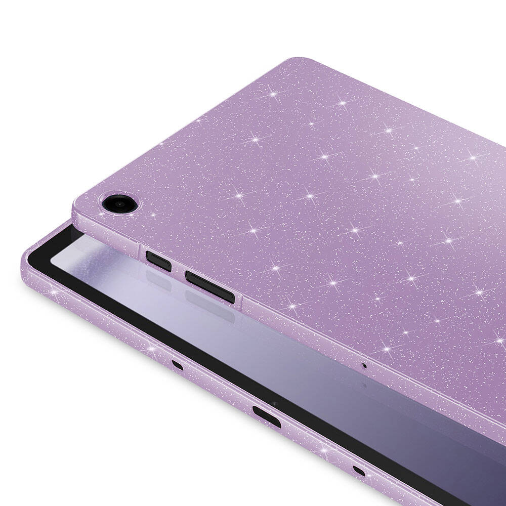 Galaxy Tab S10 Lite Glitter Shiny Look Zore Tablet Cotton Case Silver