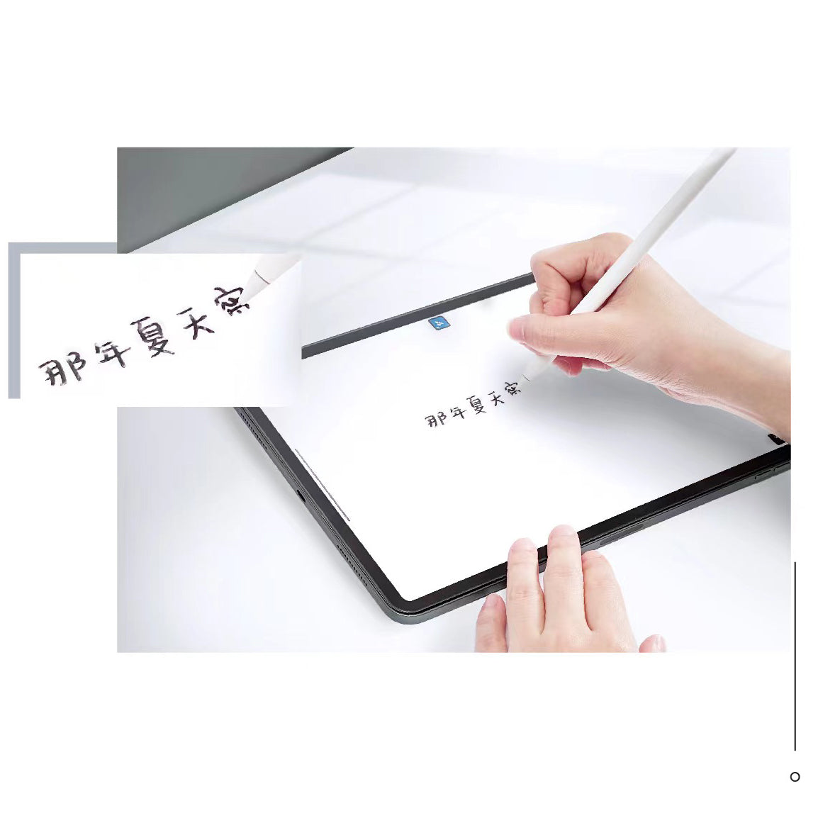 Galaxy Tab S10 Plus Paper Feel Matte Davin Paper Like Tablet Screen Protector Colorless