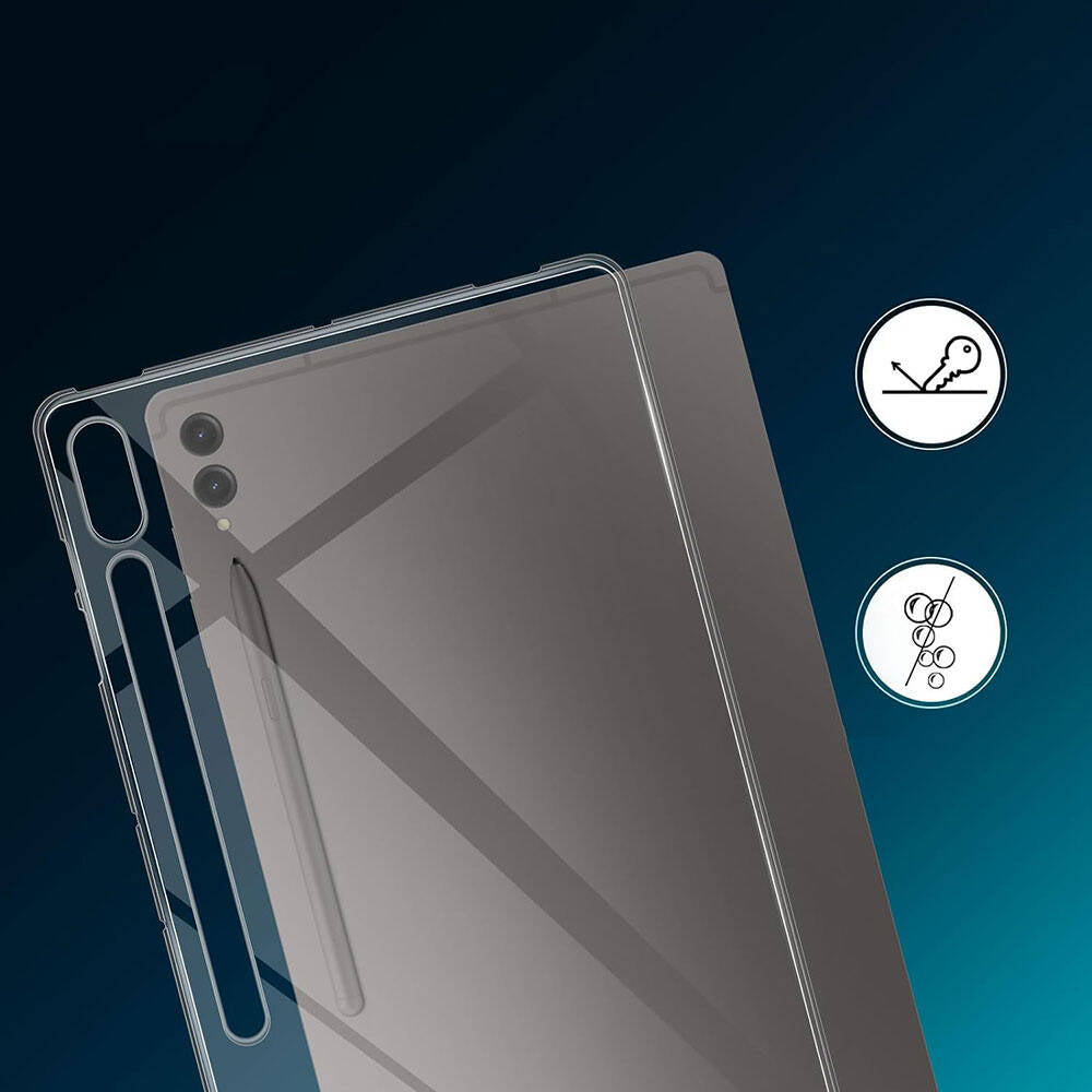 Galaxy Tab S10 Plus Case Zore Tablet Super Silicone Cover Colorless