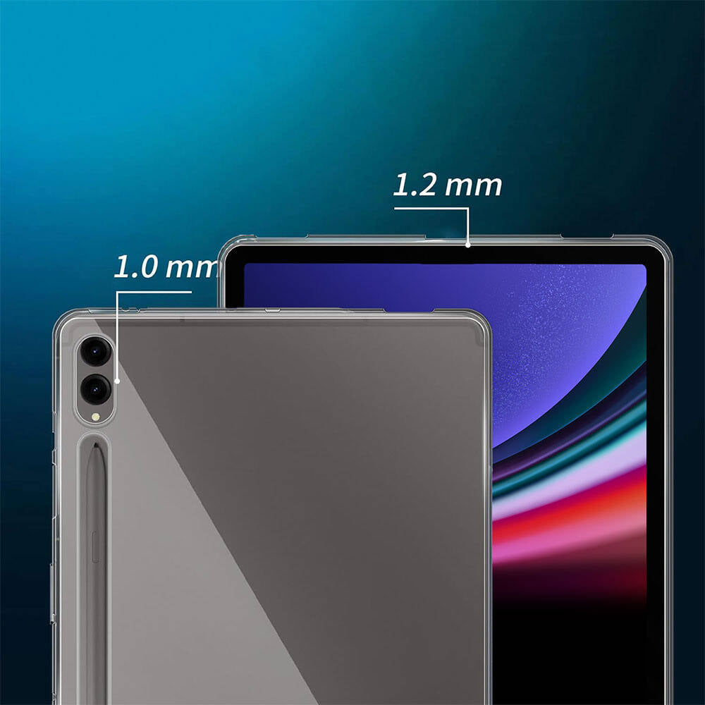 Galaxy Tab S10 Plus Case Zore Tablet Super Silicone Cover Colorless