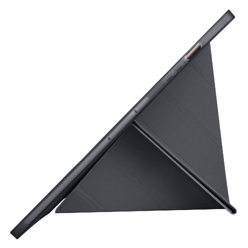 Galaxy Tab S10 Plus Case Zore Tri Folding Stand Case with Pen Compartment Dark Green
