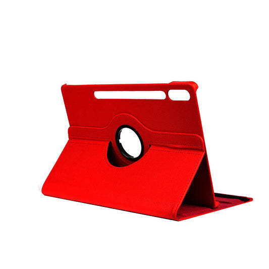 Galaxy Tab S10 Plus Zore Rotating Stand Case Red