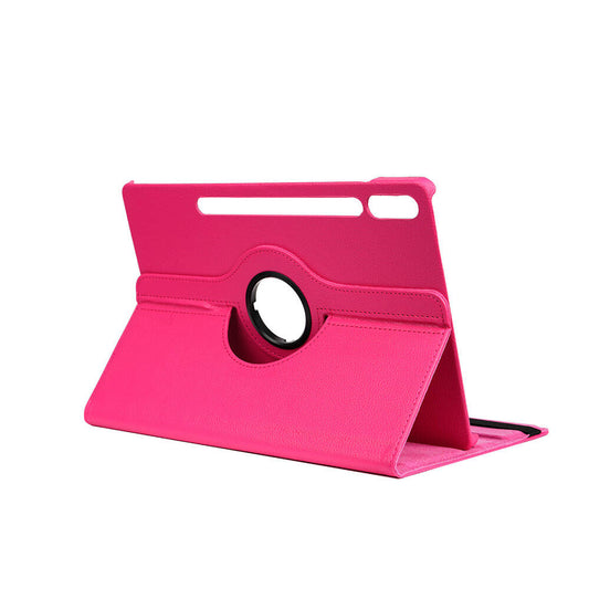Galaxy Tab S10 Plus Zore Rotating Stand Case Pink Dark