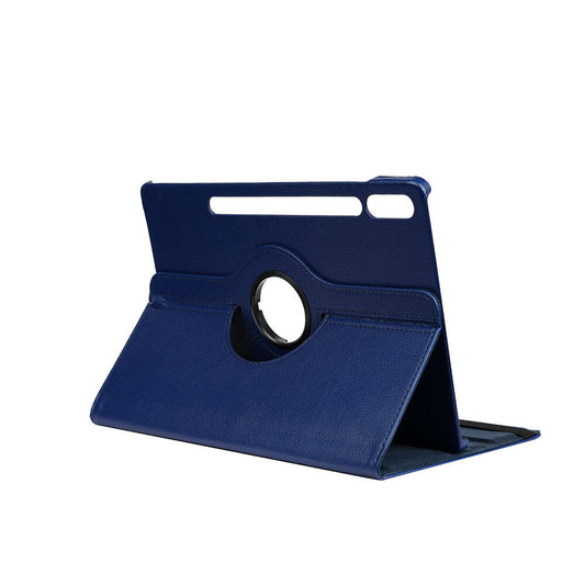Galaxy Tab S10 Plus Zore Rotating Stand Case Navy Blue