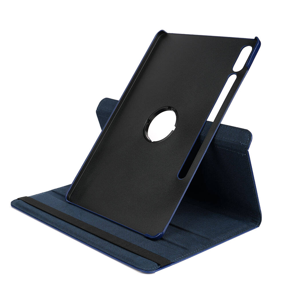 Galaxy Tab S10 Plus Zore Rotating Stand Case Blue