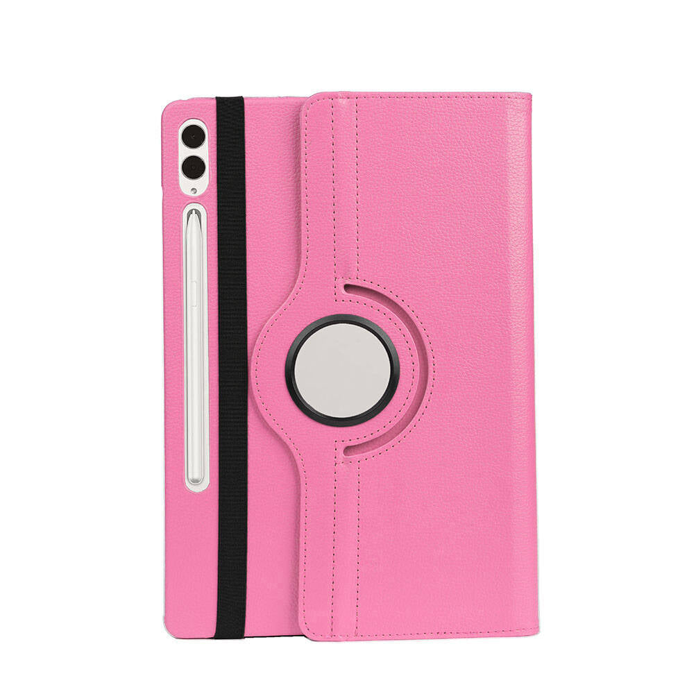 Galaxy Tab S10 Plus Zore Rotating Stand Case Pink