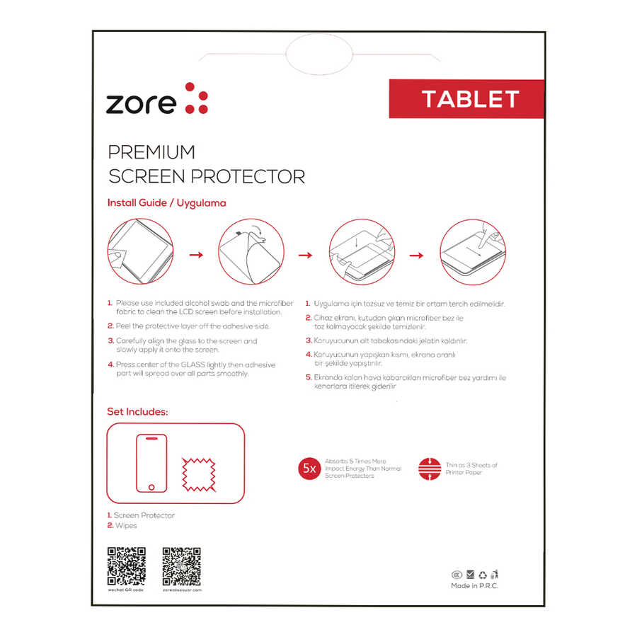 Galaxy Tab S10 Plus Zore Tablet Blue Nano Screen Protector Colorless