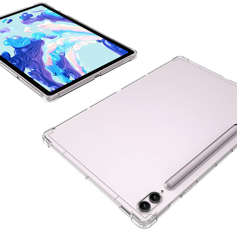 Galaxy Tab S10 Ultra Case Zore Tablet Nitro Anti Shock Silicone Cover Colorless