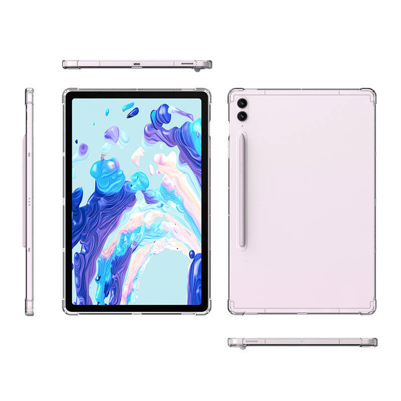 Galaxy Tab S10 Ultra Case Zore Tablet Nitro Anti Shock Silicone Cover Colorless