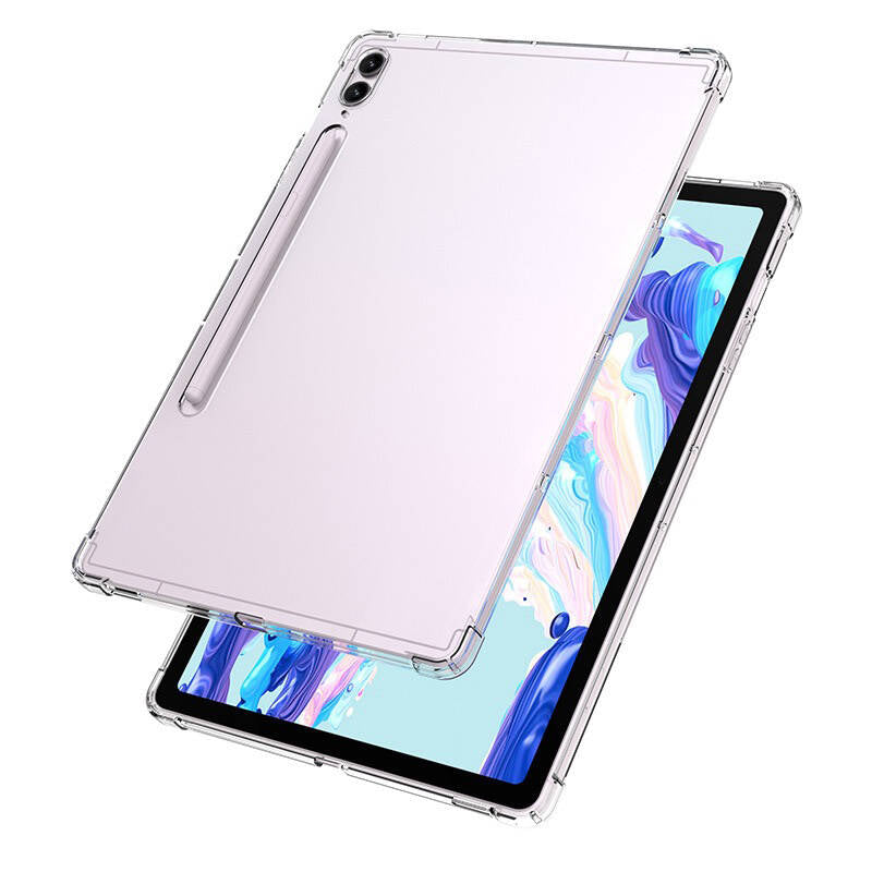Galaxy Tab S10 Ultra Case Zore Tablet Nitro Anti Shock Silicone Cover Colorless