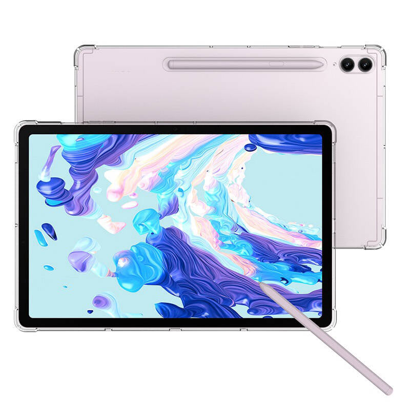 Galaxy Tab S10 Ultra Case Zore Tablet Nitro Anti Shock Silicone Cover Colorless