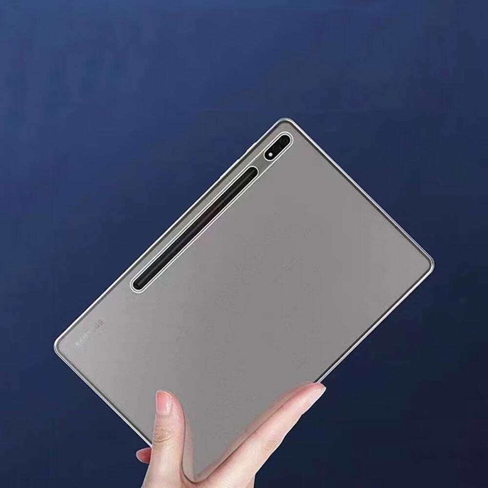 Galaxy Tab S10 Ultra Case Zore Tablet Super Silicone Cover Colorless