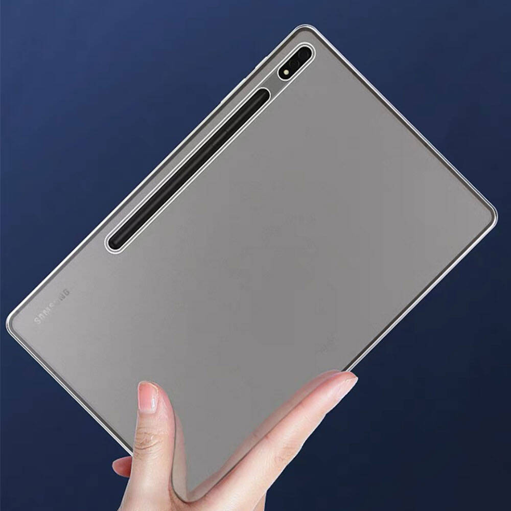 Galaxy Tab S10 Ultra Case Zore Tablet Super Silicone Cover Colorless