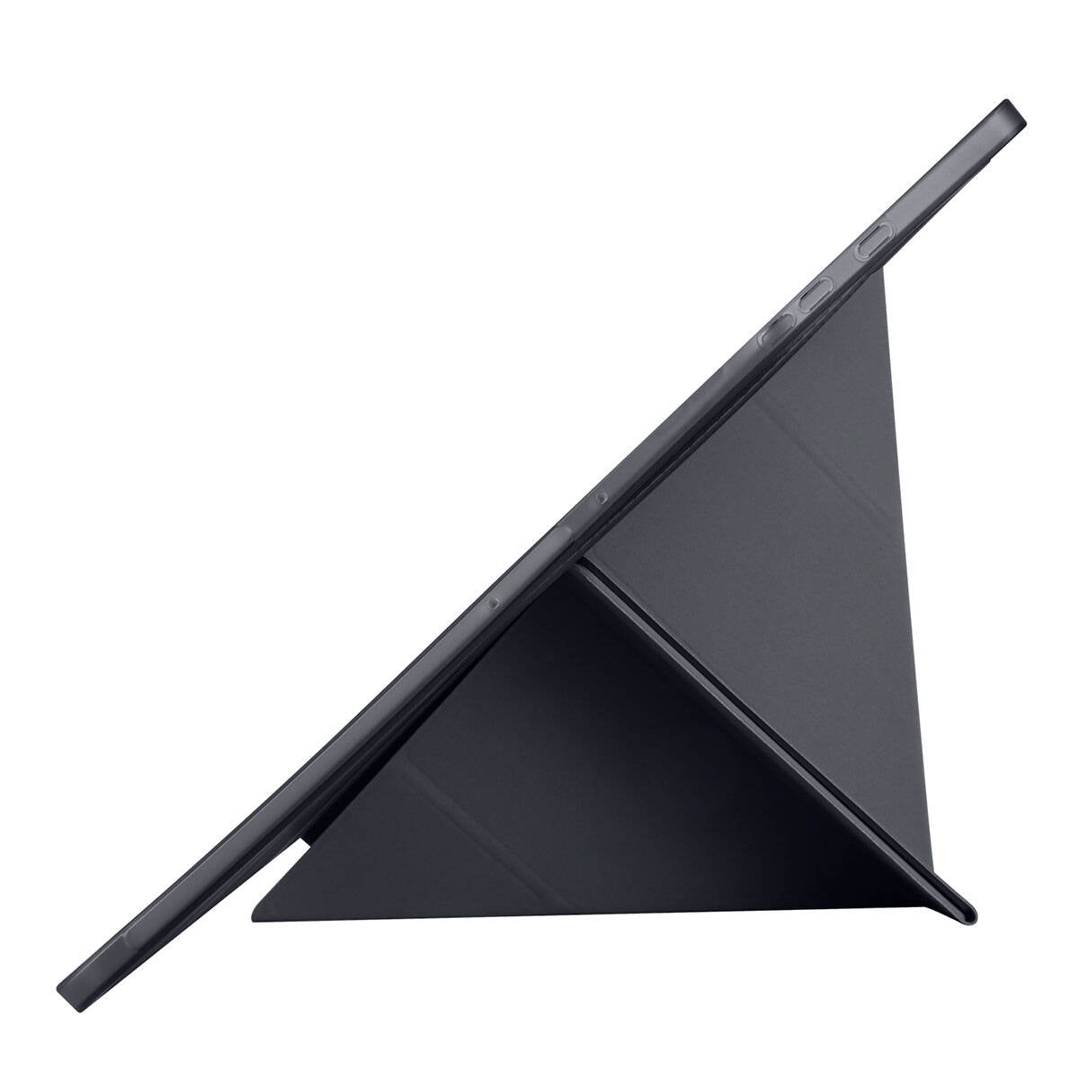 Galaxy Tab S10 Ultra Case Zore Tri Folding Stand Case with Pen Compartment Red