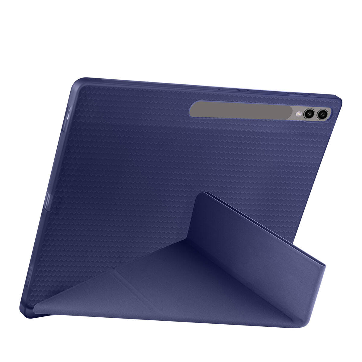 Galaxy Tab S10 Ultra Case Zore Tri Folding Stand Case with Pen Compartment Dark Green