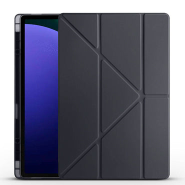 Galaxy Tab S10 Ultra Kılıf Zore Tri Folding Kalem Bölmeli Standlı Kılıf