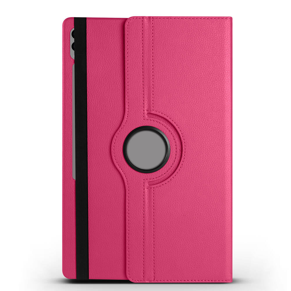 Galaxy Tab S10 Ultra Zore Rotating Stand Case Pink Dark