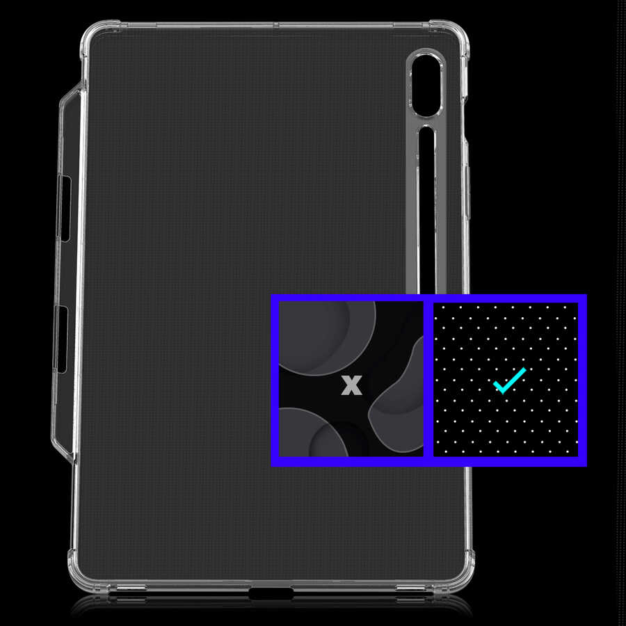 Galaxy Tab S7 T870 Case Araree Mach Cover Colorless