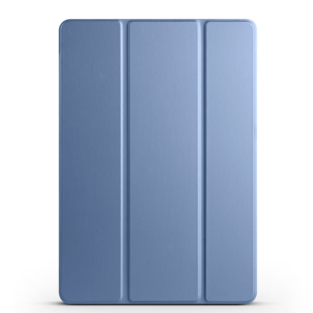 Galaxy Tab S9 FE Zore Smart Cover with Pen Compartment and Stand 1-in-1 Case Petrol Blue