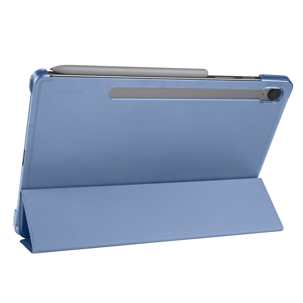 Galaxy Tab S9 FE Zore Smart Cover with Pen Compartment and Stand 1-in-1 Case Lilac