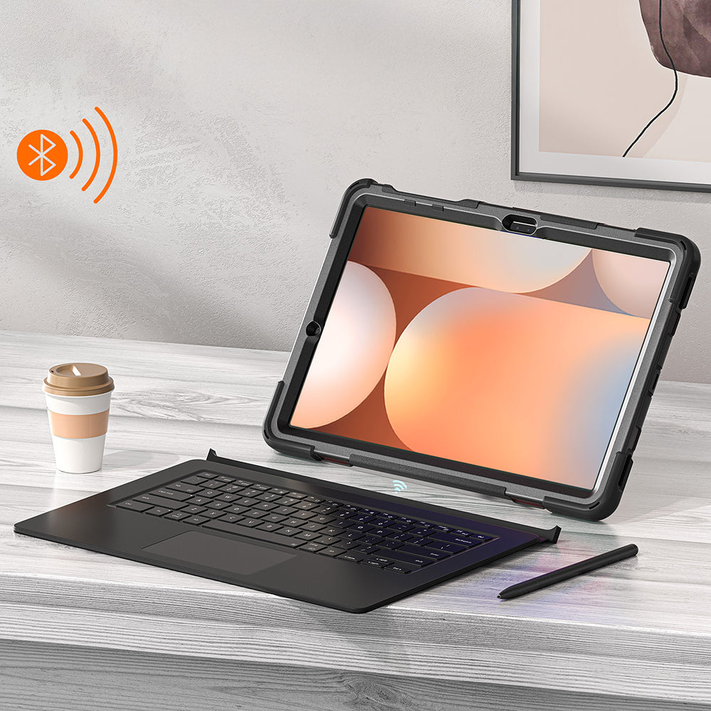 Galaxy Tab S9 Plus Zore Defender Tablet Silicone Black