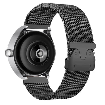 Galaxy Watch 3 45mm Zore KRD-100 22mm Titanium Mesh Strap Black-Titanium