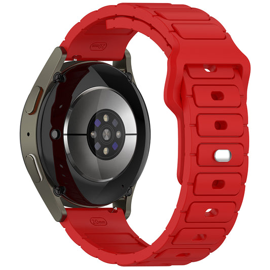 Galaxy Watch 46mm Zore KRD-132 22mm Silikon Kordon Strap Kayış Kırmızı