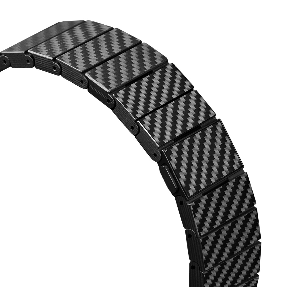 Galaxy Watch 5 40mm Carbon Fiber Pitaka Modern Series Black-Grey Twill Strap Black-Grey