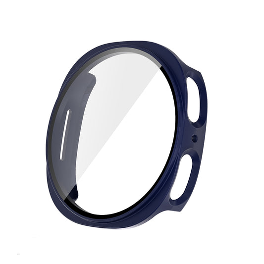 Galaxy Watch 8 40mm Sert PC Kasa ve Ekran Koruyucu Zore Watch Gard 38 Lacivert