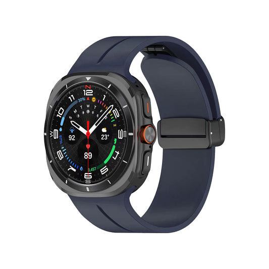 Galaxy Watch 8 44mm KRD-84 22mm Silicone Strap Navy Blue