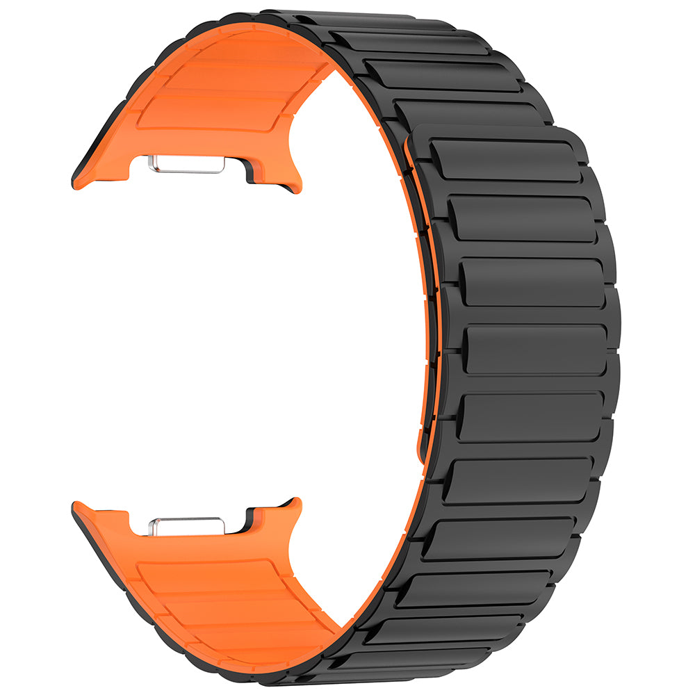 Galaxy Watch 8 Zore KRD-146 Silicone Band Strap Starlight-Orange