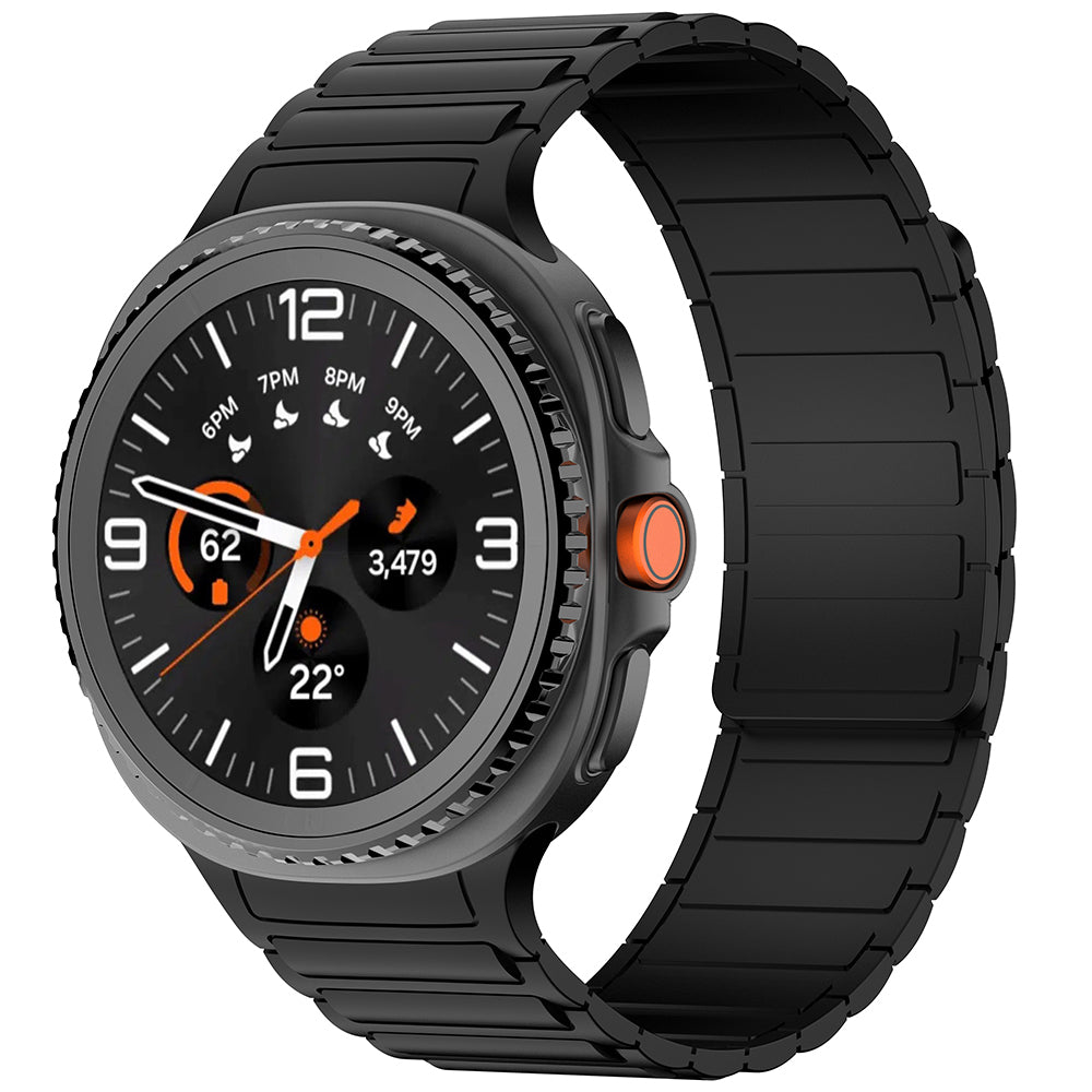 Galaxy Watch 8 Zore KRD-146 Silicone Band Strap Starlight-Orange