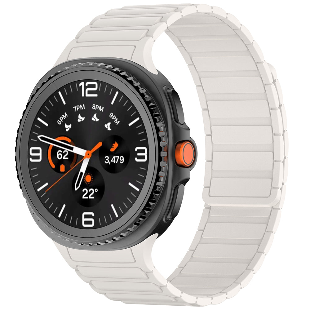 Galaxy Watch 8 Zore KRD-146 Silicone Band Strap Starlight-Orange