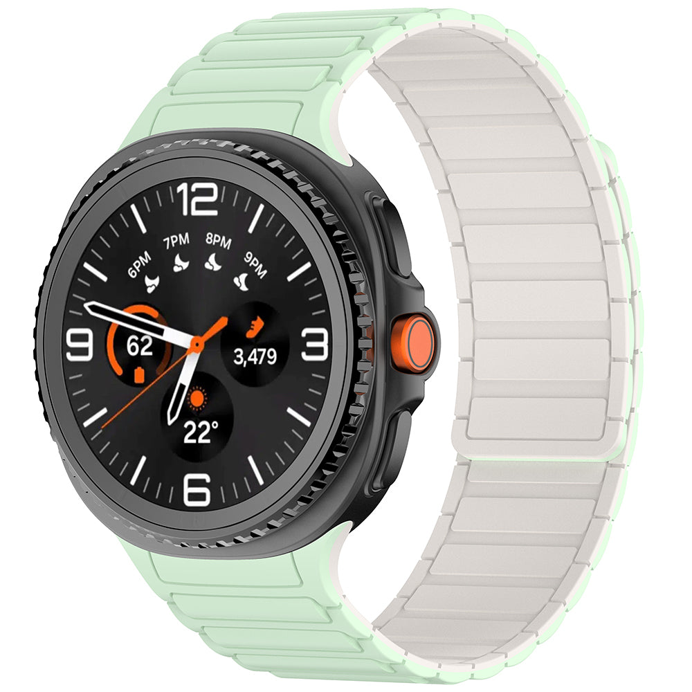 Galaxy Watch 8 Zore KRD-146 Silicone Band Strap Starlight-Orange