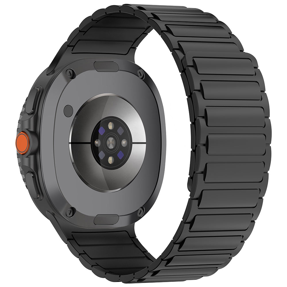 Galaxy Watch 8 Zore KRD-146 Silicone Band Strap Black