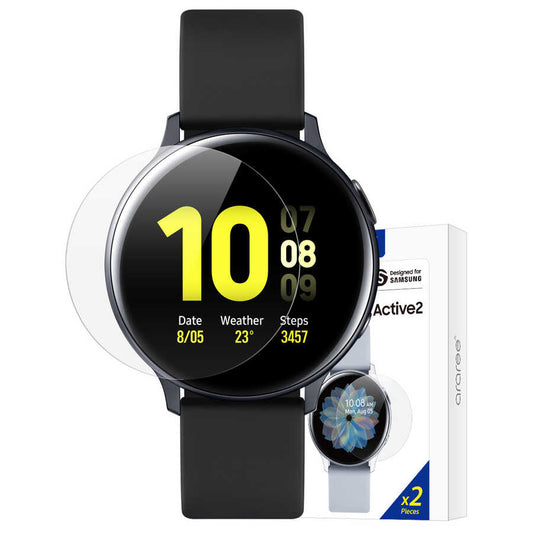Galaxy Watch Active 2 44mm Araree Pure Diamond Pet Screen Protector Colorless