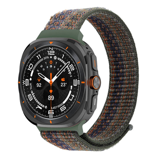 Galaxy Watch Ultra 47mm Zore KRD-03 Mesh Strap Green-Orange