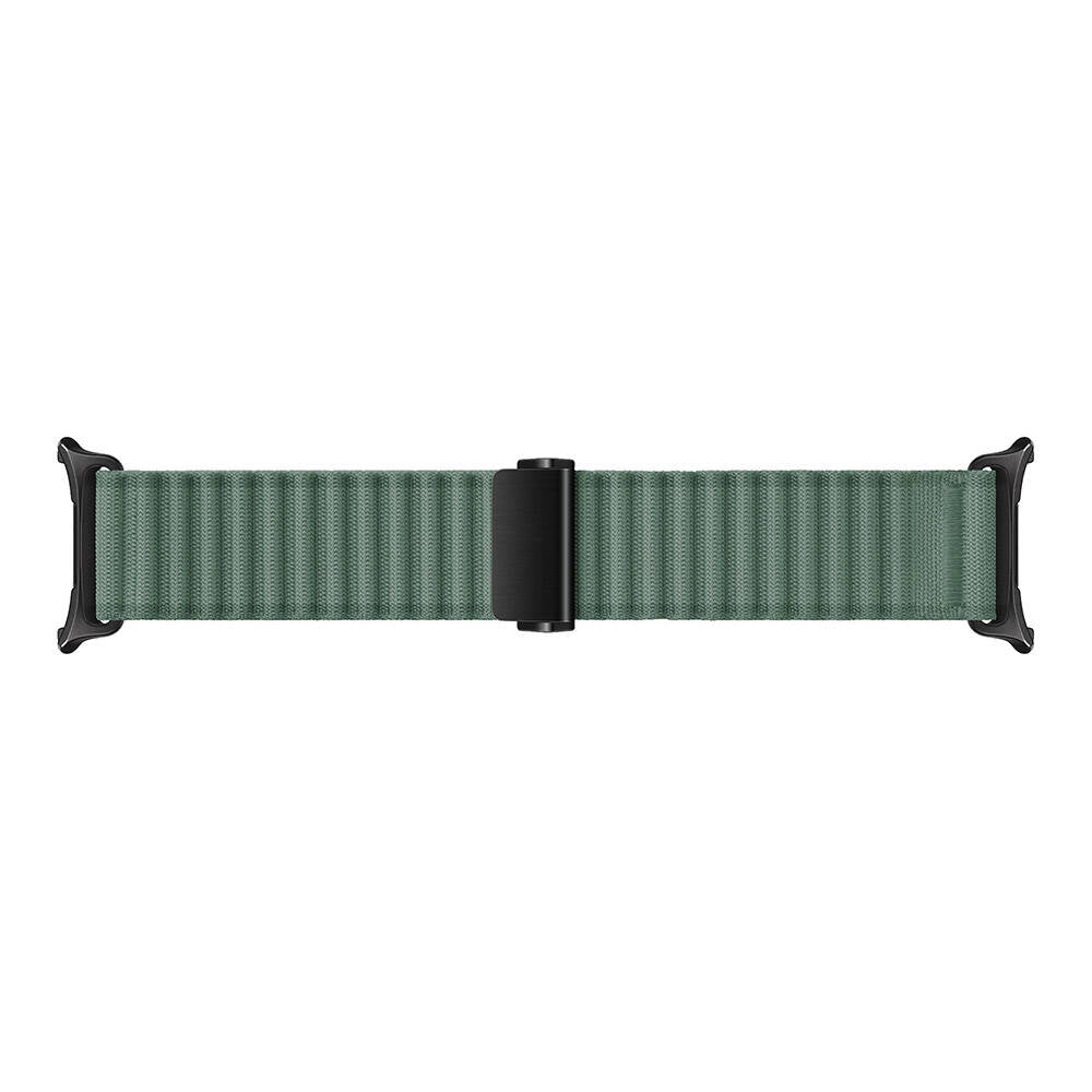 Galaxy Watch Ultra 47mm Zore KRD-120 Nylon Fabric Braided Strap White