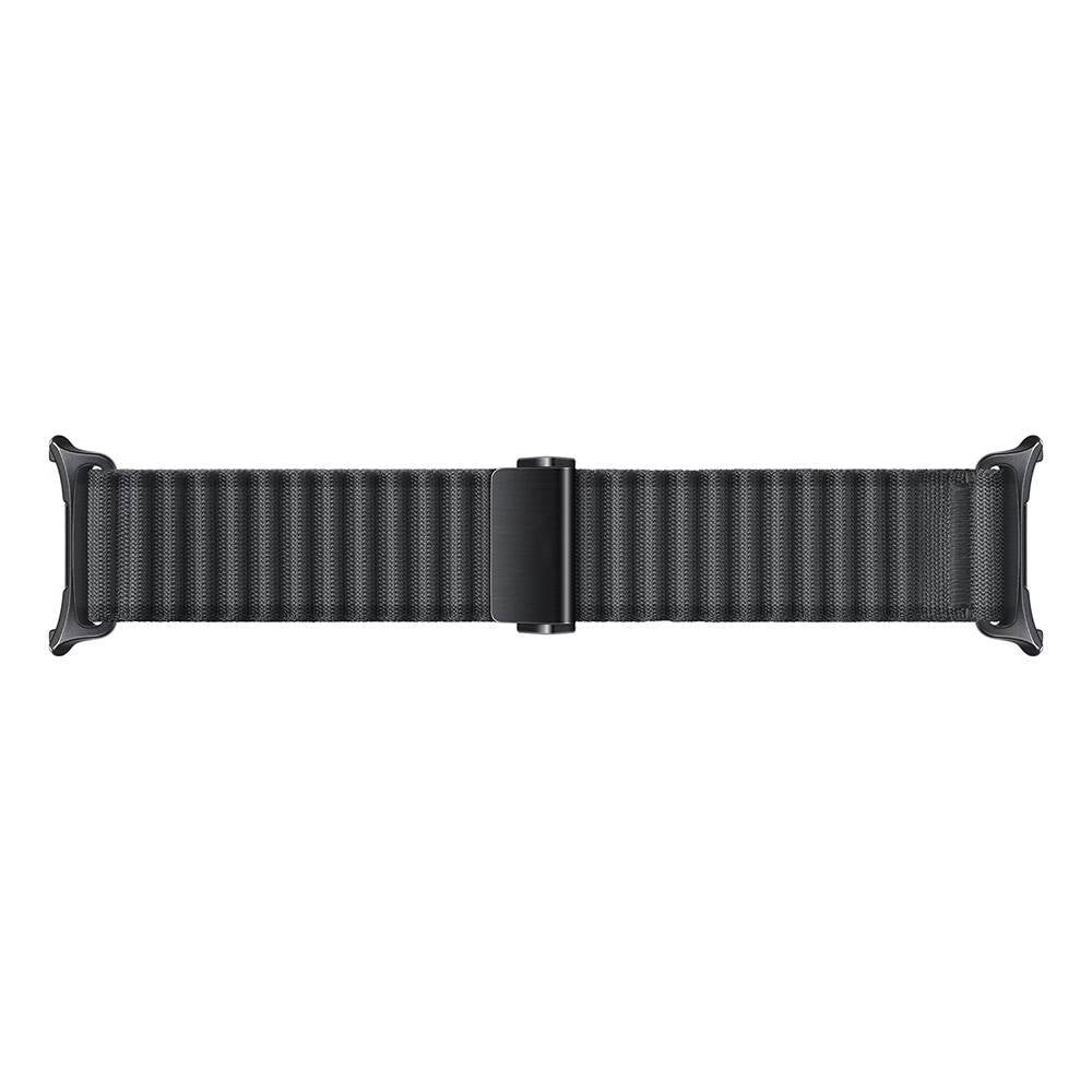 Galaxy Watch Ultra 47mm Zore KRD-120 Nylon Fabric Braided Strap Black