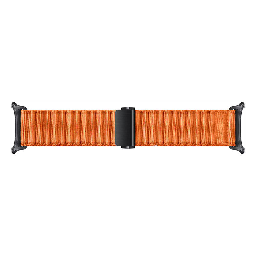 Galaxy Watch Ultra 47mm Zore KRD-120 Nylon Fabric Braided Strap Black