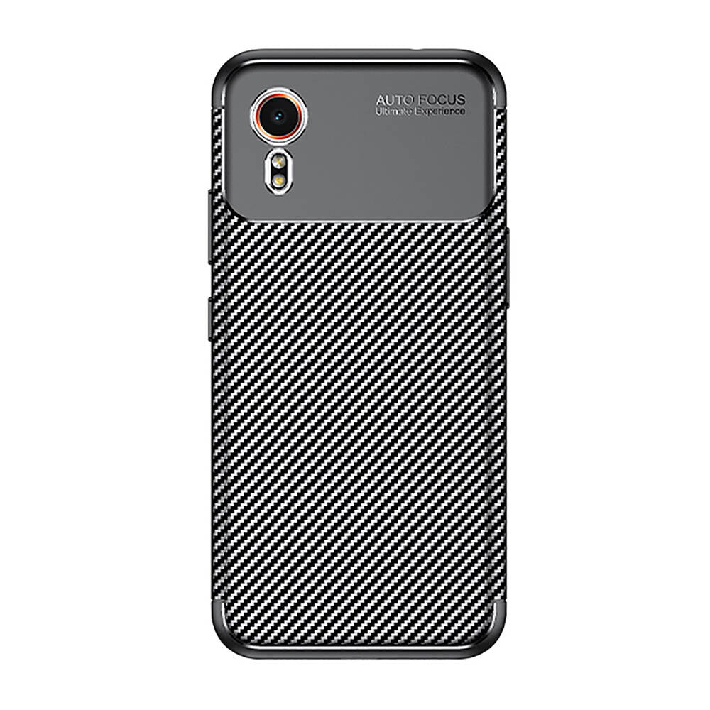 Galaxy XCover7 Case Zore Negro Silicone Cover Black