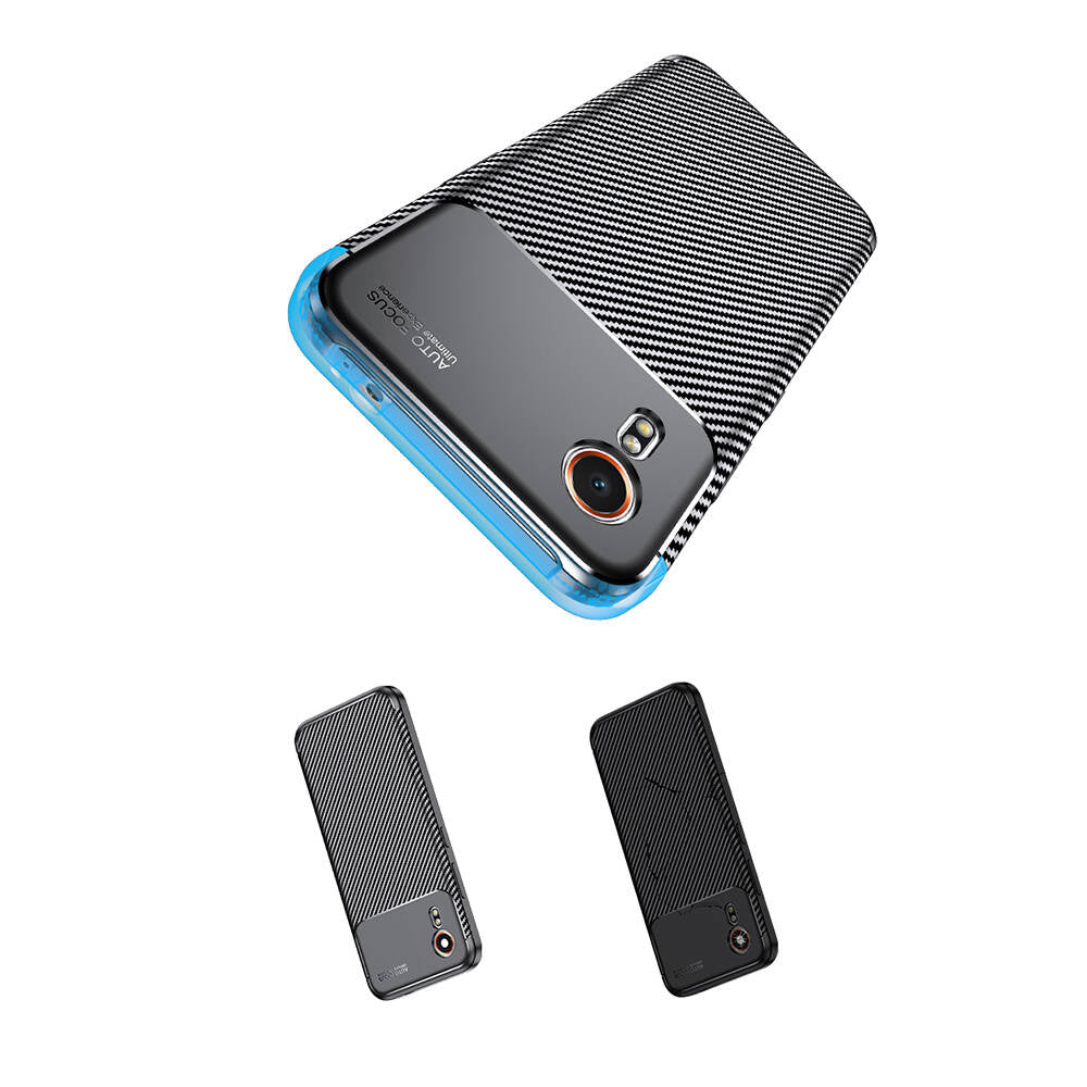 Galaxy XCover7 Case Zore Negro Silicone Cover Black