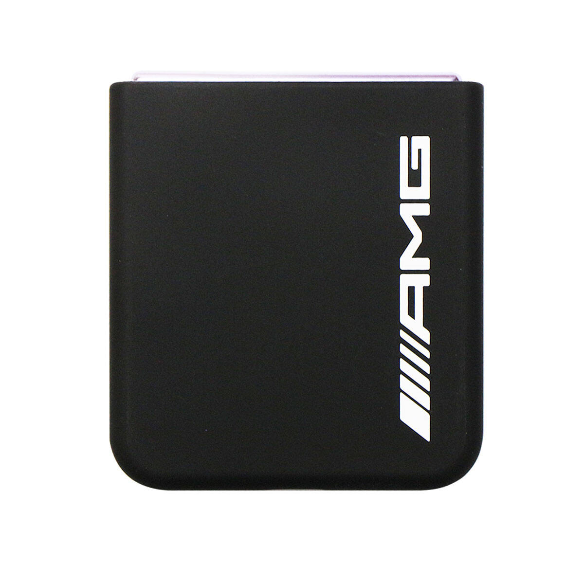Galaxy Z Flip 5 Case AMG M-safe Charging Feature Large Logo Design Original Licensed Cover Black