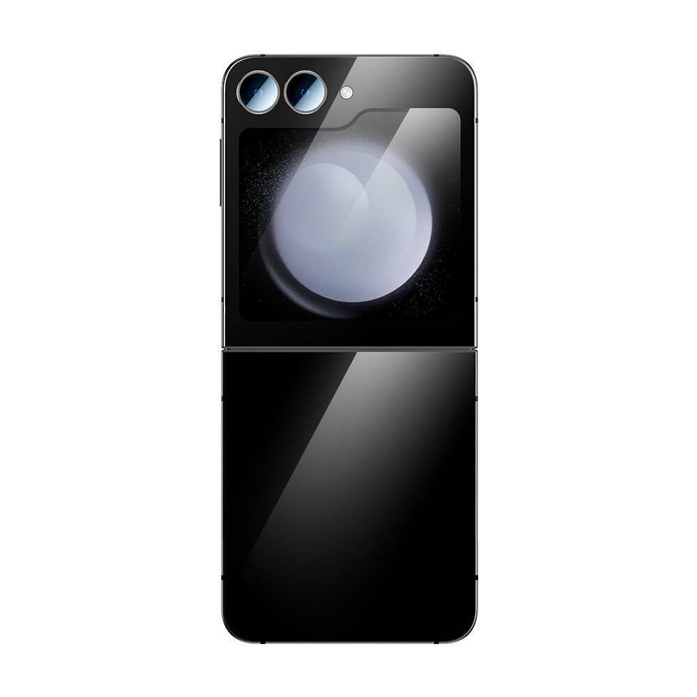 Galaxy Z Flip 6 Benks Glass Warrior HD Cam Ekran Koruyucu + Kolay Uygulama Aparatlı Siyah