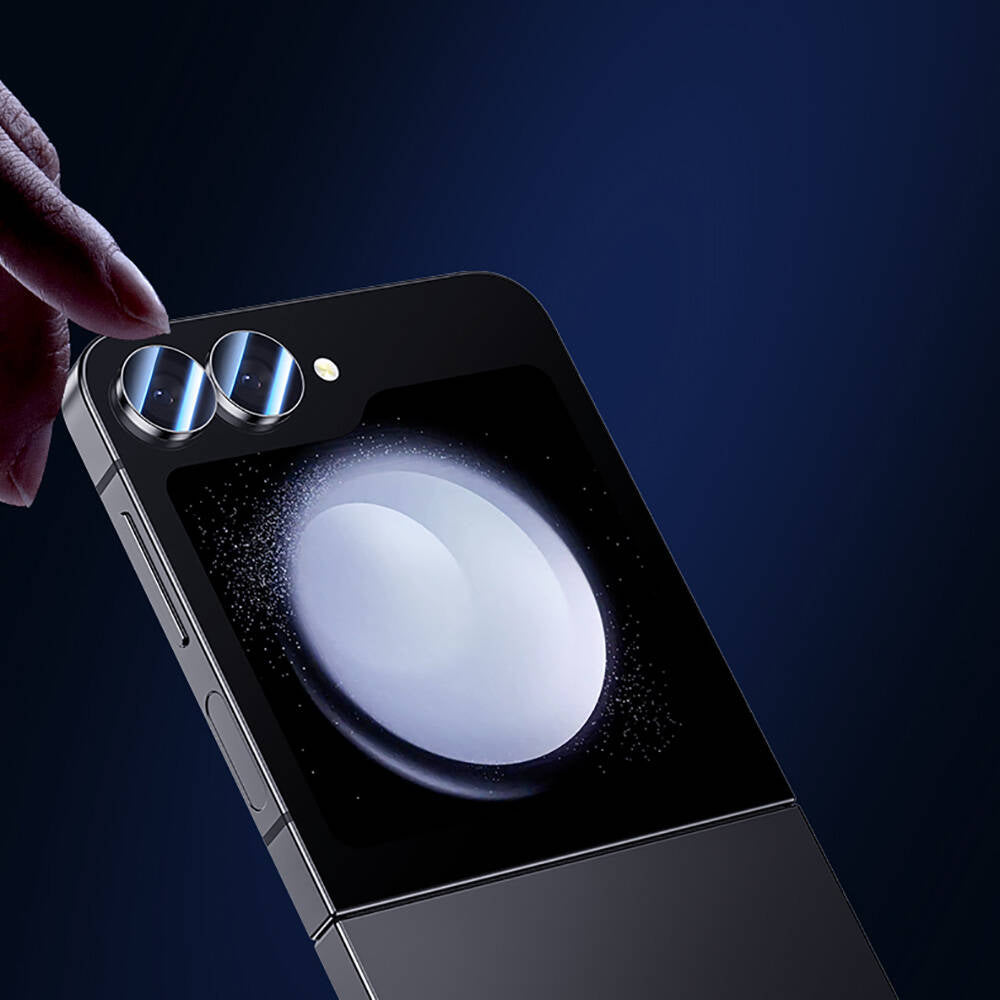 Galaxy Z Flip 6 Benks King Kong Camera Lens Protector Silver
