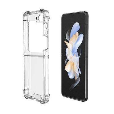 Galaxy Z Flip 6 Case Zore Nitro Anti Shock Silicone Transparent