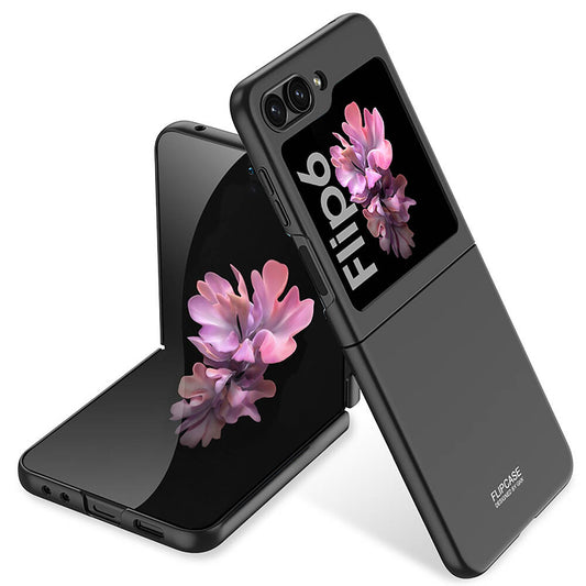 Galaxy Z Flip 6 Case Zore Hard Case Cover Black